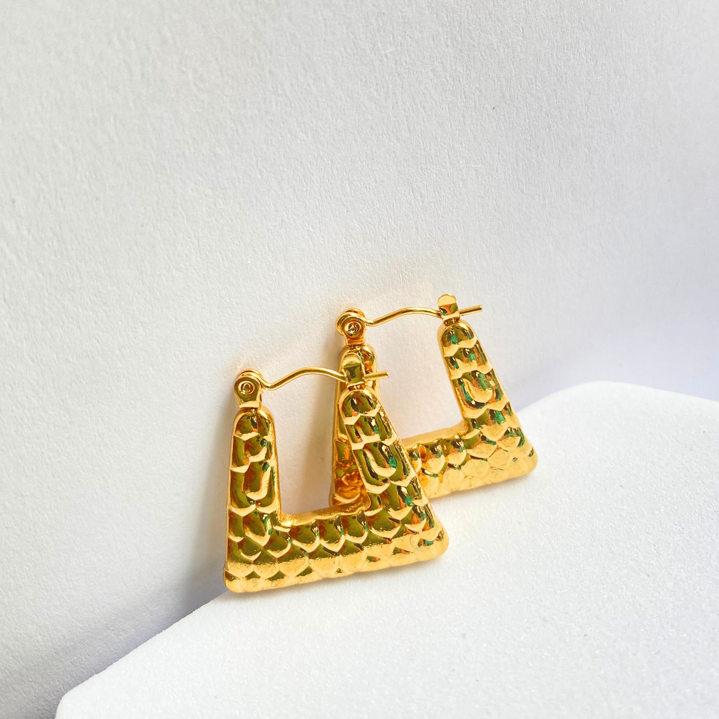 Square Honey Hoops