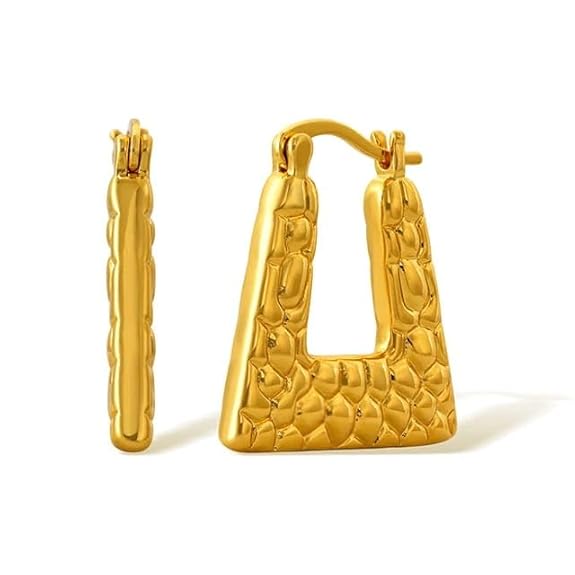 Square Honey Hoops