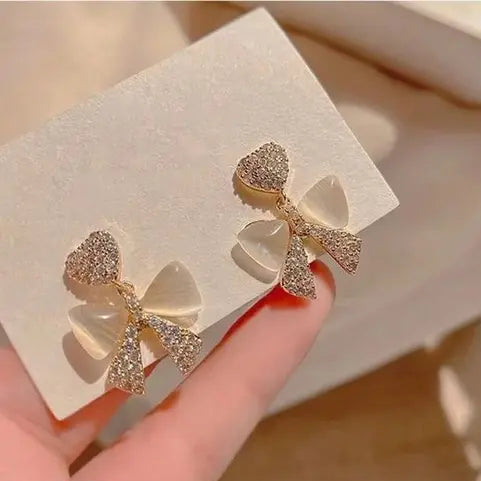 Coquette with heart Earring
