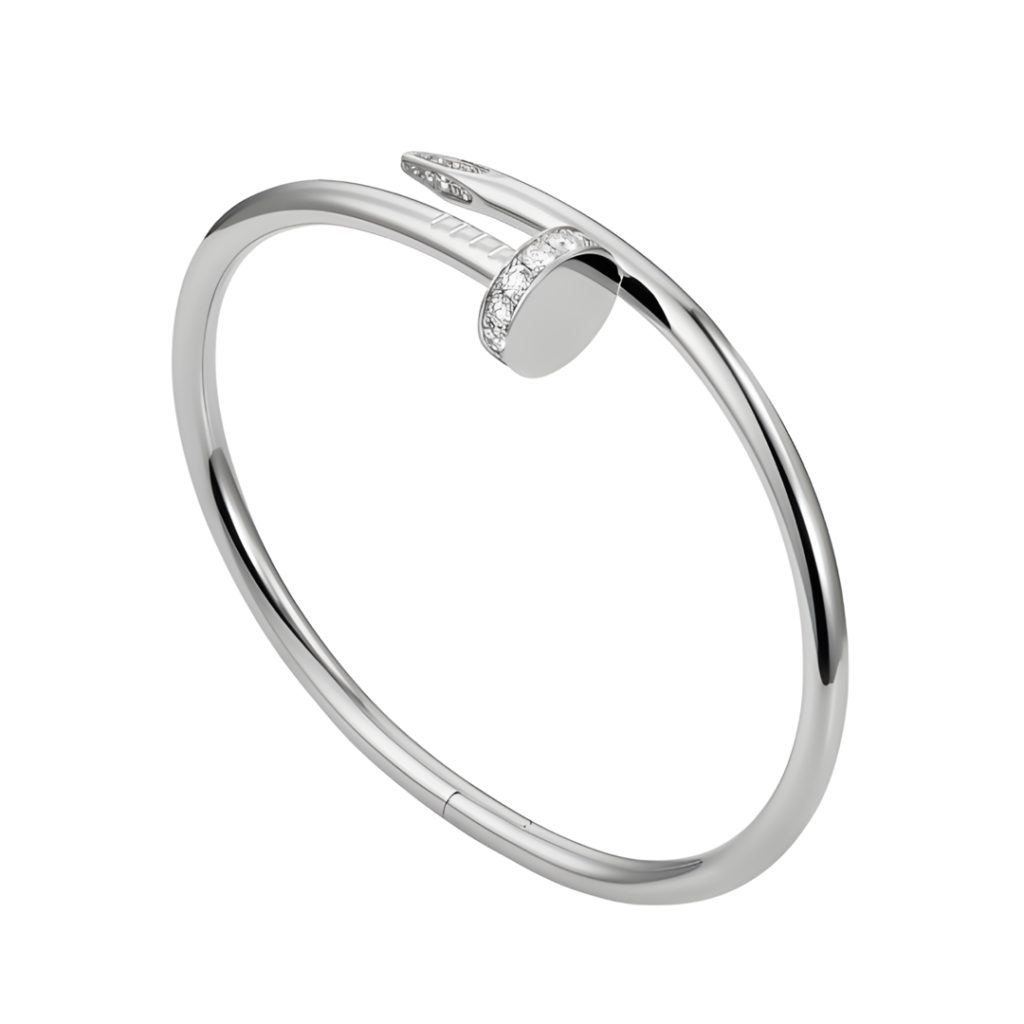 Baby Silver Carto Nail Bracelet