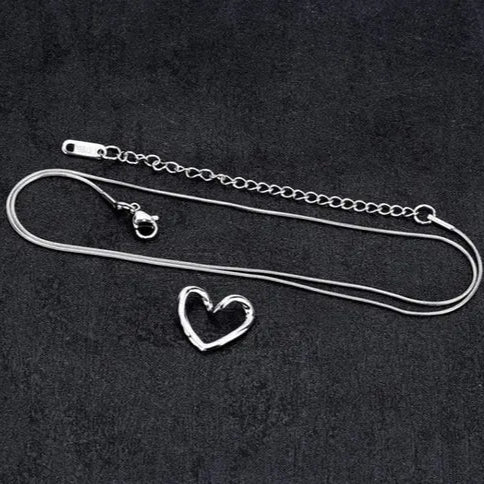 Heart Silver Necklace