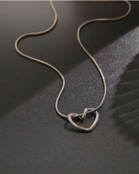 Heart Silver Necklace