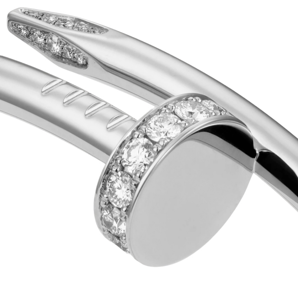 Baby Silver Carto Nail Bracelet