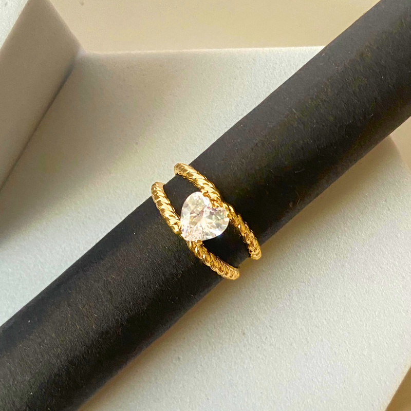 Serene Spark Ring