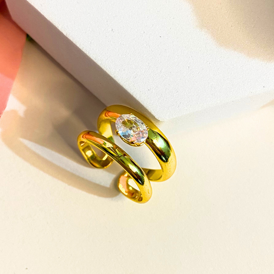 Starlit Stack Ring