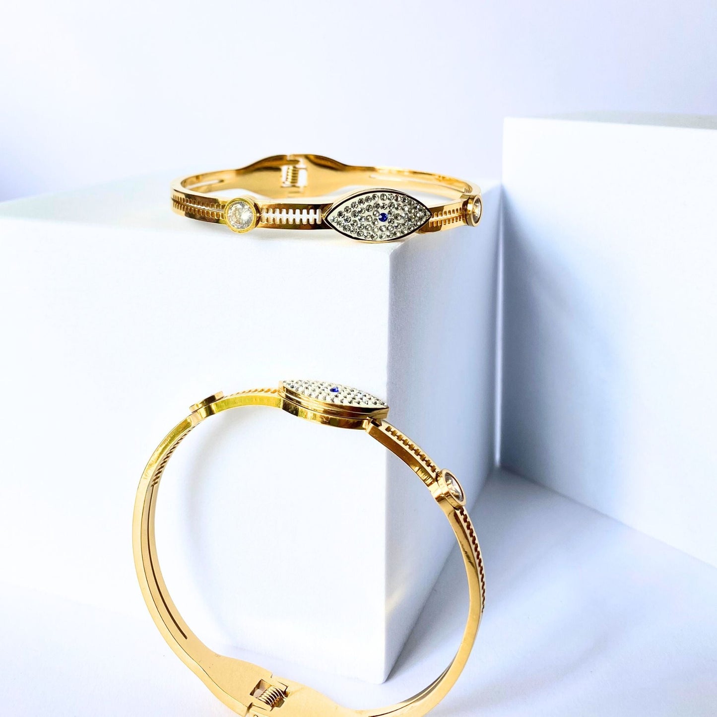 Evil Eye Diamonds 18k Gold Plated Bracelet