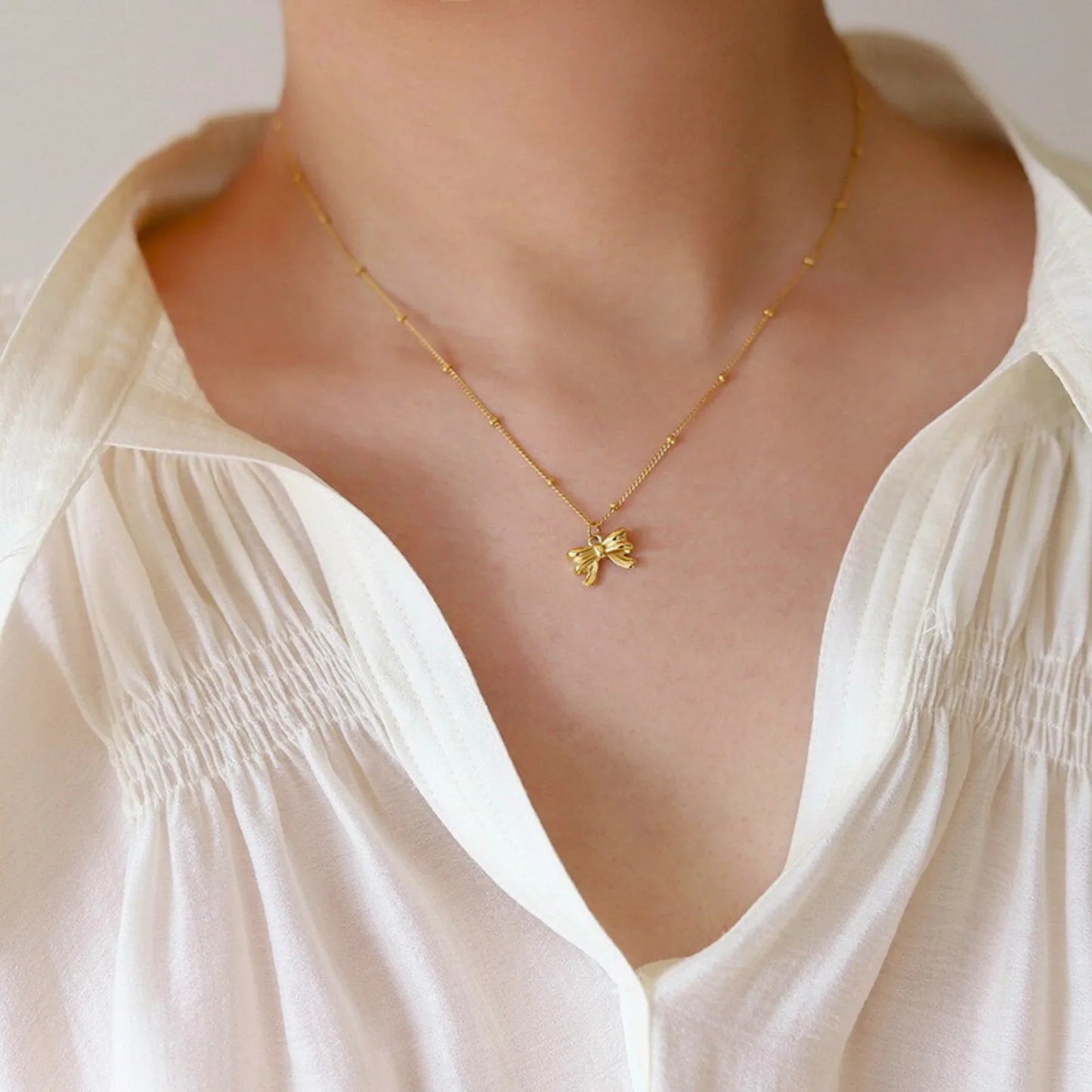 Cute Bow Necklace